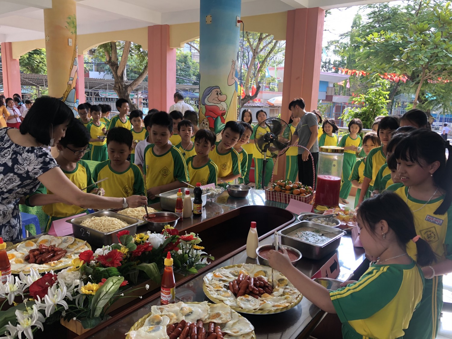 Tiết học kỹ năng sống của học sinh trường th ngô mây  năm học 2020-2021