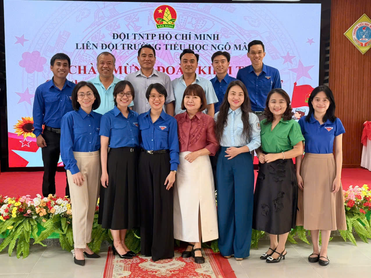 Đón đoàn kiểm tra danh hiệu “Liên đội xuất sắc – Nghìn việc tốt”, năm học 2024 - 2025