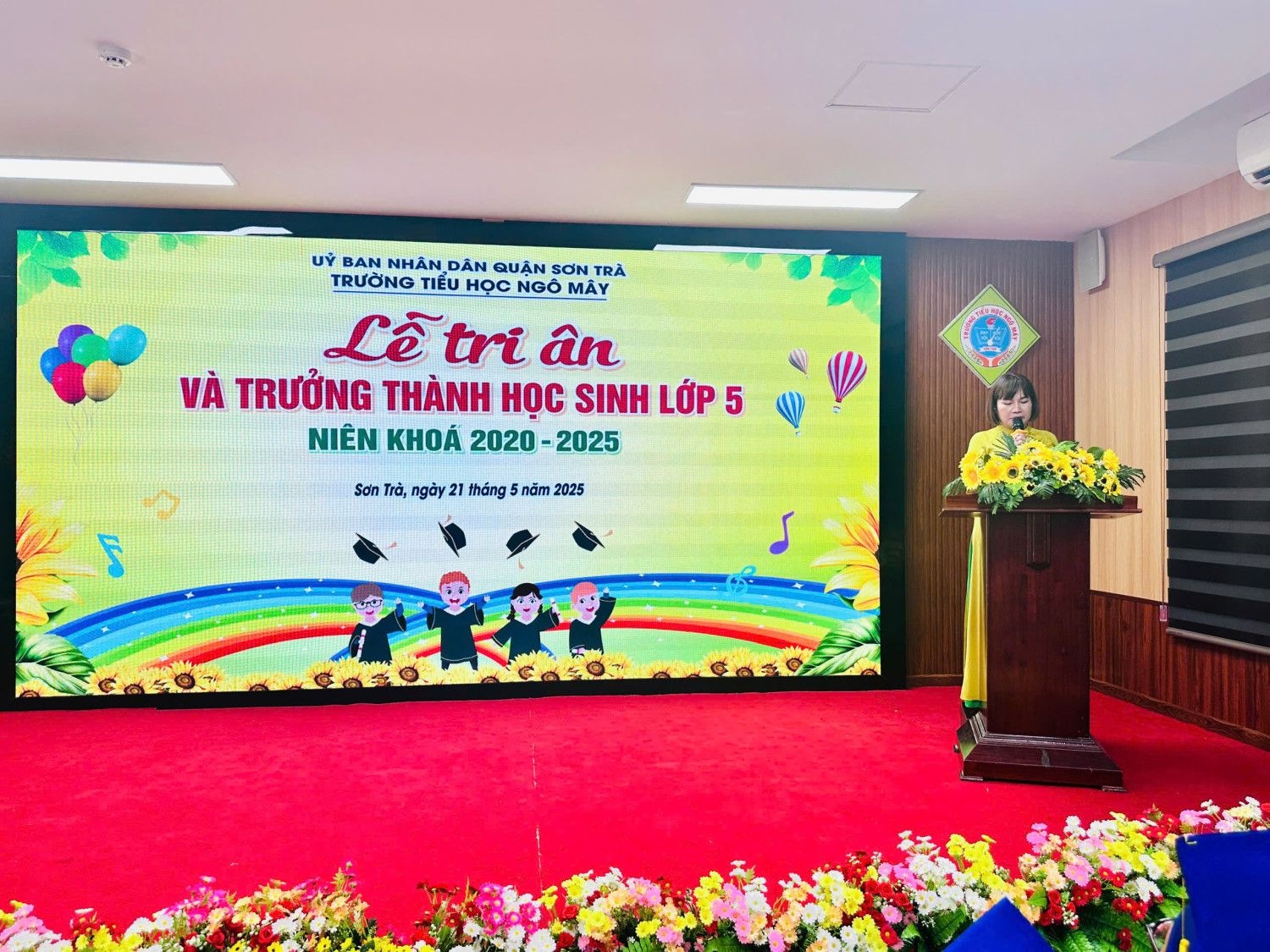 Trường Tiểu học Ngô Mây tổ chức Lễ Tri ân và Trưởng thành cho học sinh lớp 5, Niên khoá 2020 - 2025