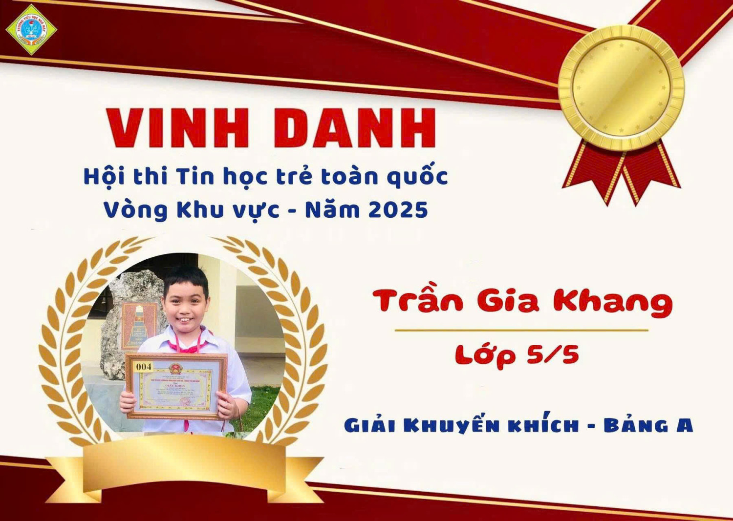 Vinh danh học sinh đạt giải trong Hội thi Tin học trẻ toàn quốc, Vòng khu vực năm 2025