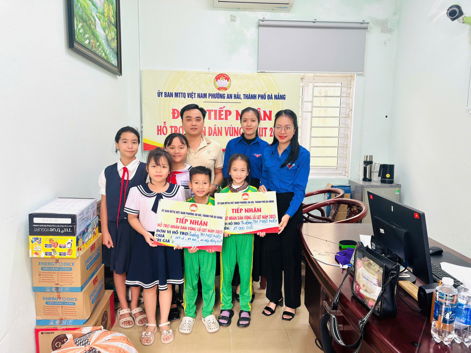 Trường Tiểu học Ngô Mây chung tay hướng về Nam miền Trung thân yêu