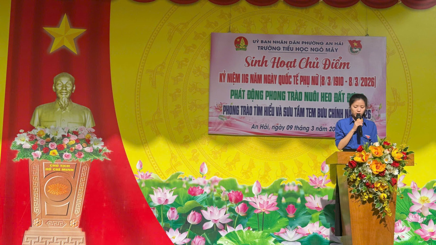 Nhiều hoạt động ý nghĩa được tổ chức trong buổi sinh hoạt chào cờ đầu tuần